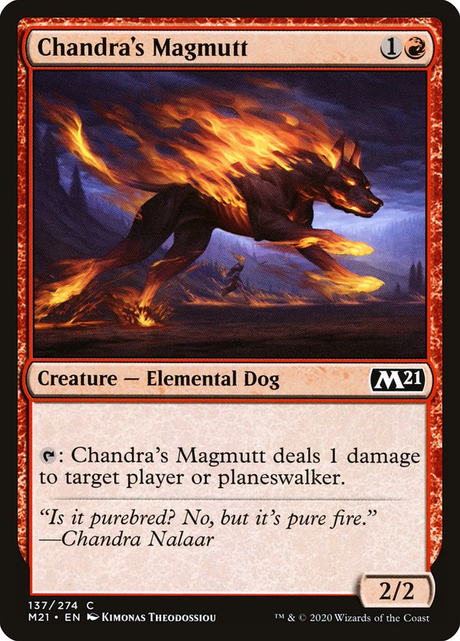 Chandra's Magmutt 137 (Core Set 2021)  - Foil