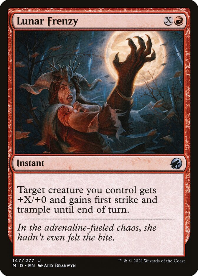 Lunar Frenzy 147/277 (Innistrad: Midnight Hunt) 