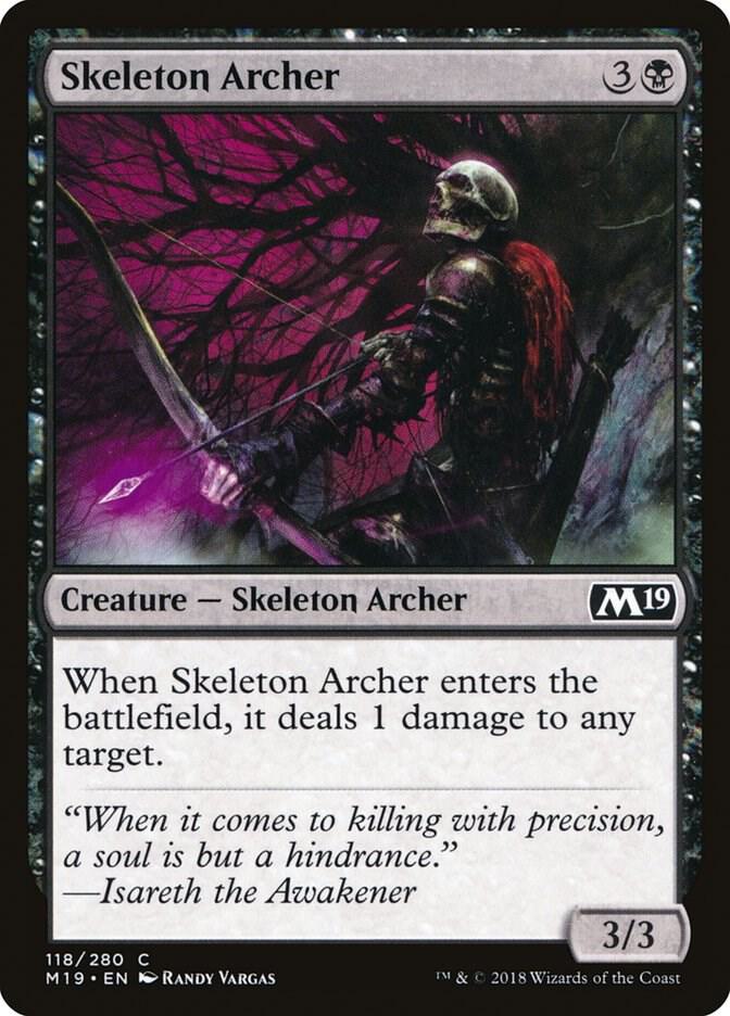 Skeleton Archer 118/280 (Core Set 2019) 