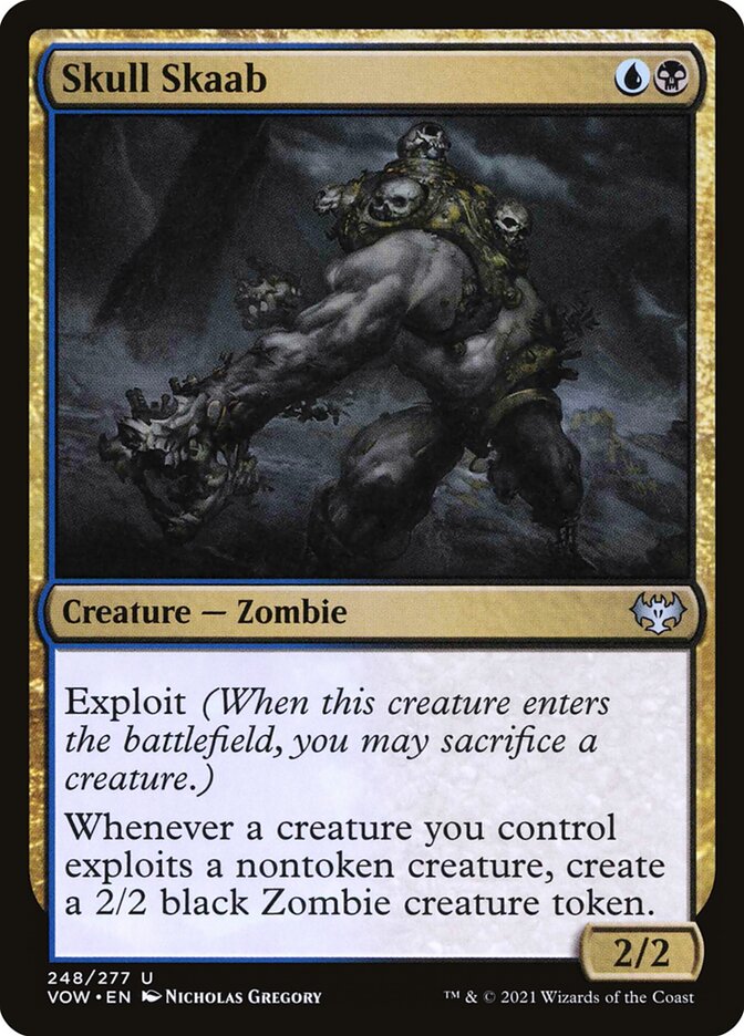 Skull Skaab 248/277 (Innistrad: Crimson Vow)  - Foil