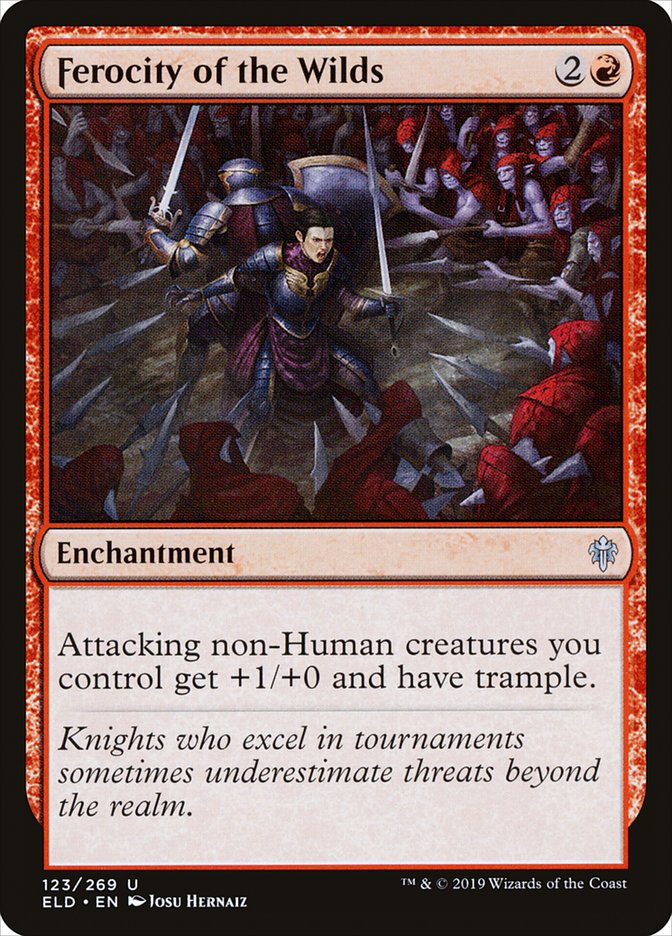 Ferocity of the Wilds 123/269 (Throne of Eldraine) 