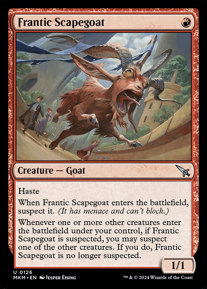 Frantic Scapegoat 126/286 (Murders at Karlov Manor)  - Foil
