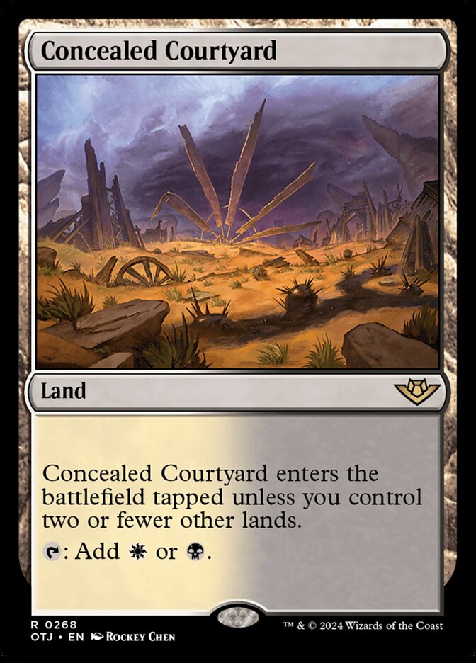 Concealed Courtyard 268 (Outlaws of Thunder Junction) 