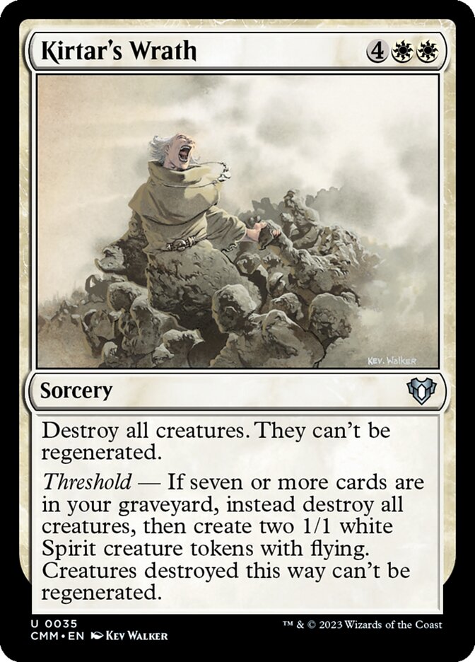 Kirtar's Wrath 35/451 (Commander Masters) 