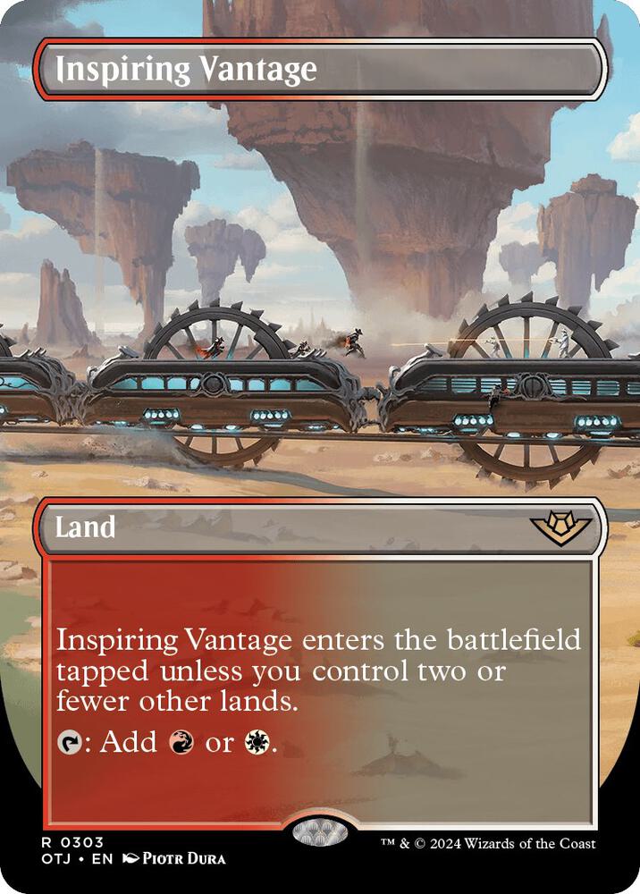 Inspiring Vantage 303 (Outlaws of Thunder Junction)  - Borderless