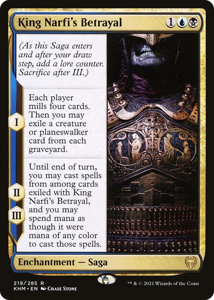 King Narfi's Betrayal 219 (Kaldheim) 