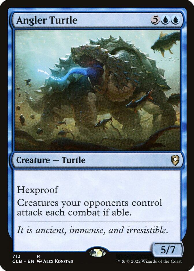 Angler Turtle 713 (Commander Legends: Battle for Baldur's Gate) 