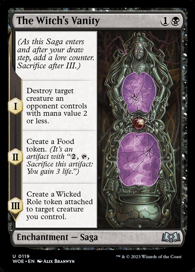 The Witch's Vanity 119 (Wilds of Eldraine)  - Foil