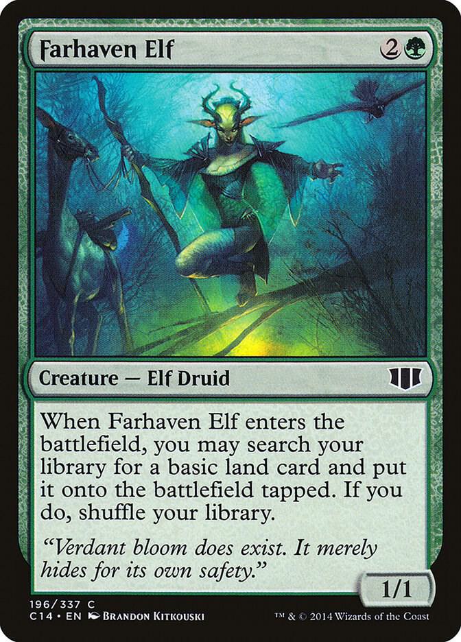Farhaven Elf 196/337 (Commander 2014) 