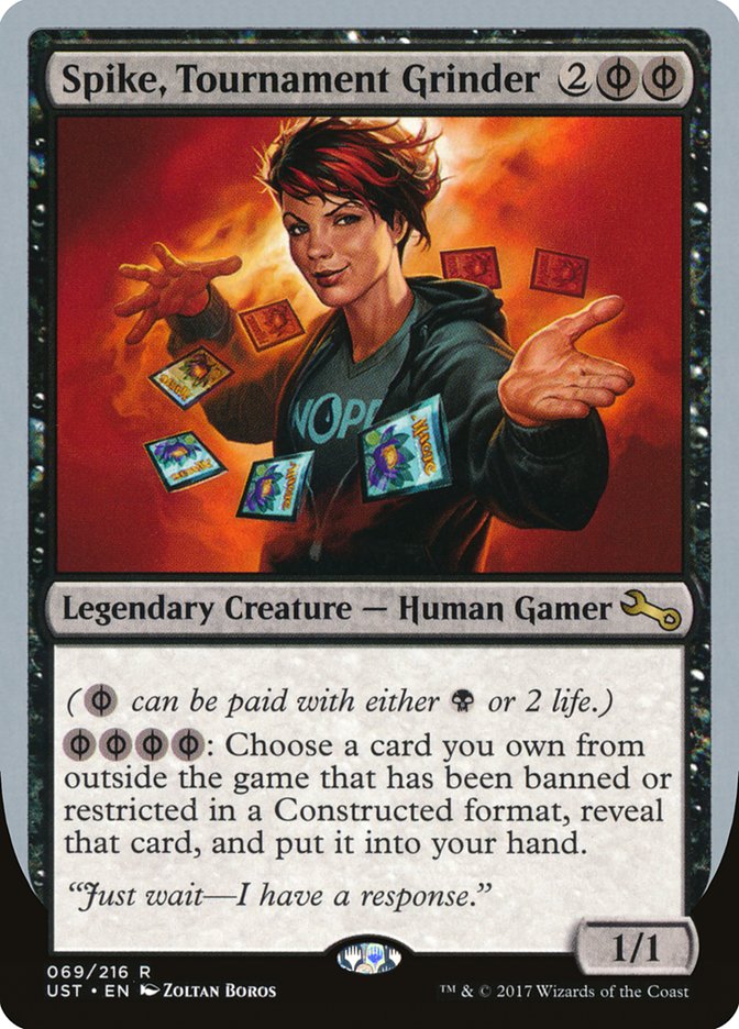 Spike, Tournament Grinder 69/216 (Unstable) 