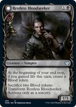 Restless Bloodseeker Showcase 295/277 (Innistrad: Crimson Vow) 