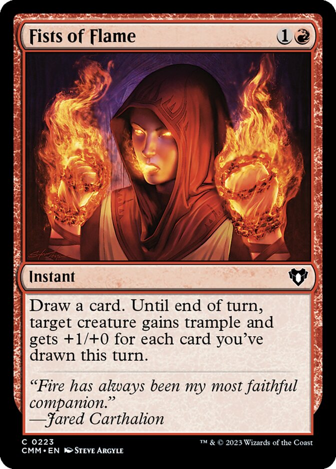 Fists of Flame 223 (Commander Masters) 