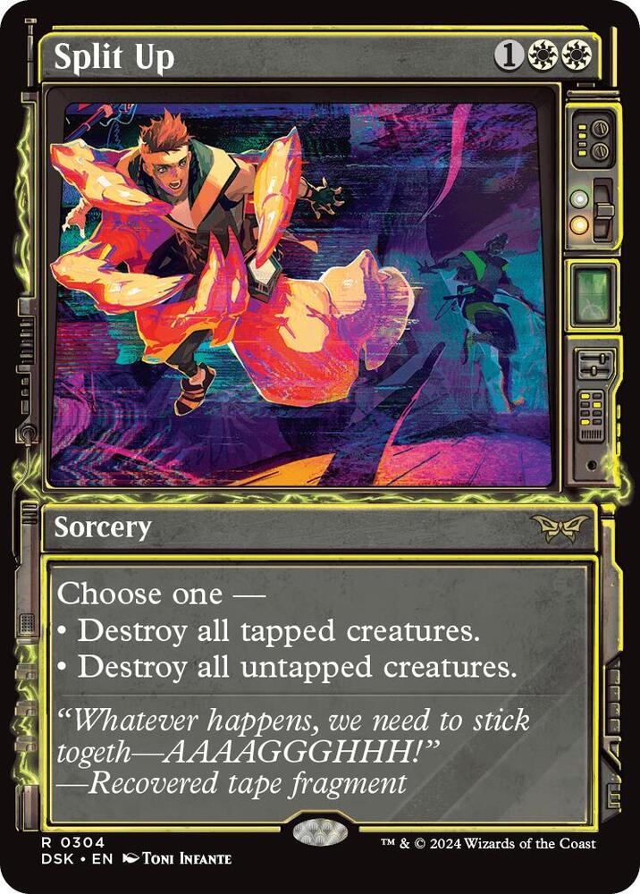 Split Up 304 (Duskmourn: House of Horror)  - Showcase Foil