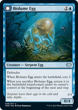 Biolume Egg 49/277 (Innistrad: Crimson Vow)  - Foil