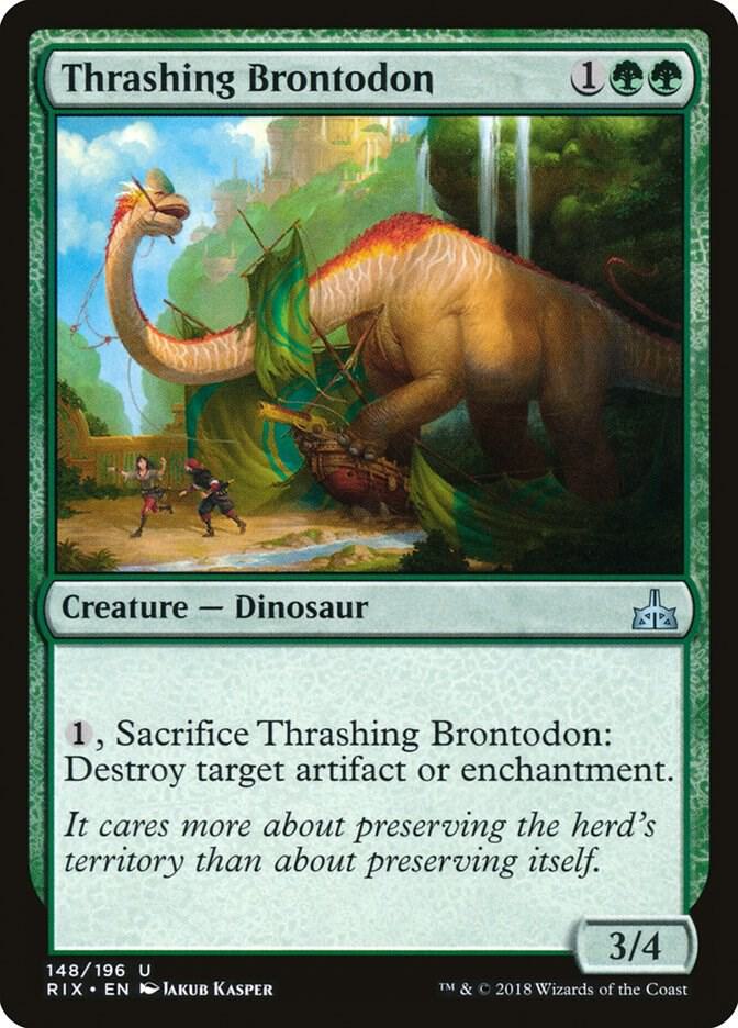 Thrashing Brontodon 148/196 (Rivals of Ixalan) 