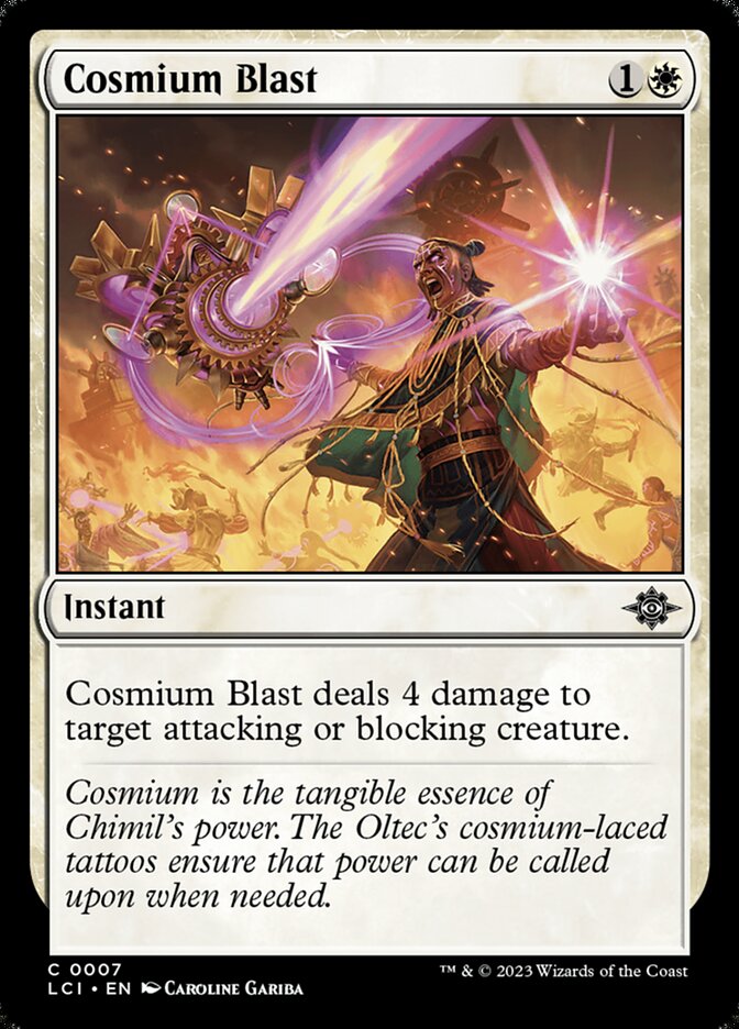 Cosmium Blast 7/291 (The Lost Caverns of Ixalan)  - Foil