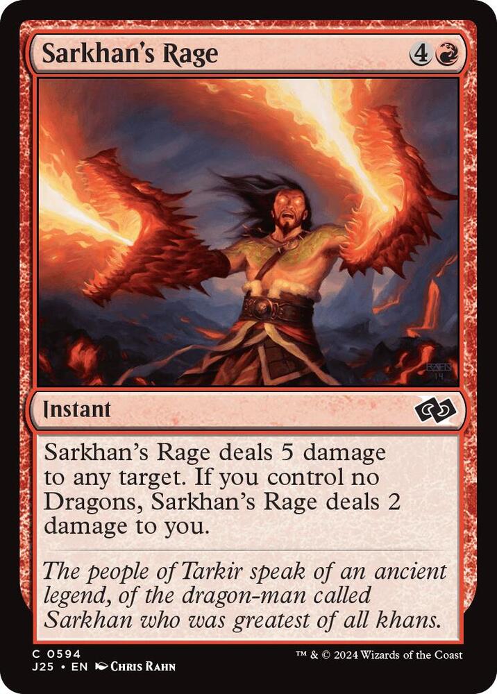 Sarkhan's Rage 594/779 (Foundations Jumpstart) 