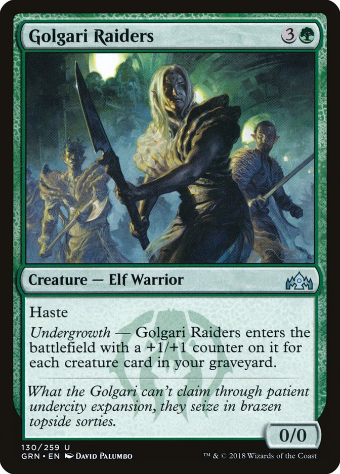 Golgari Raiders 130/259 (Guilds of Ravnica) 