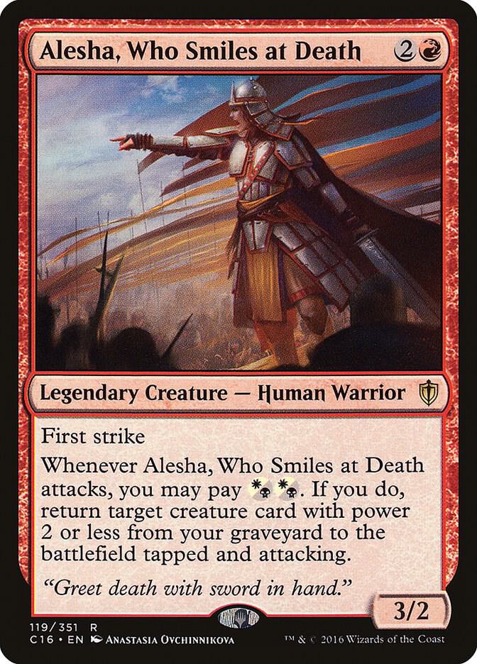 Alesha, Who Smiles at Death 119/351 (Commander 2016) 