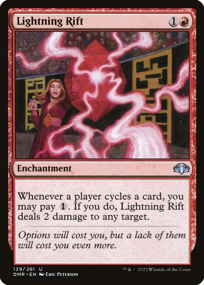 Lightning Rift 129 (Dominaria Remastered)  - Foil