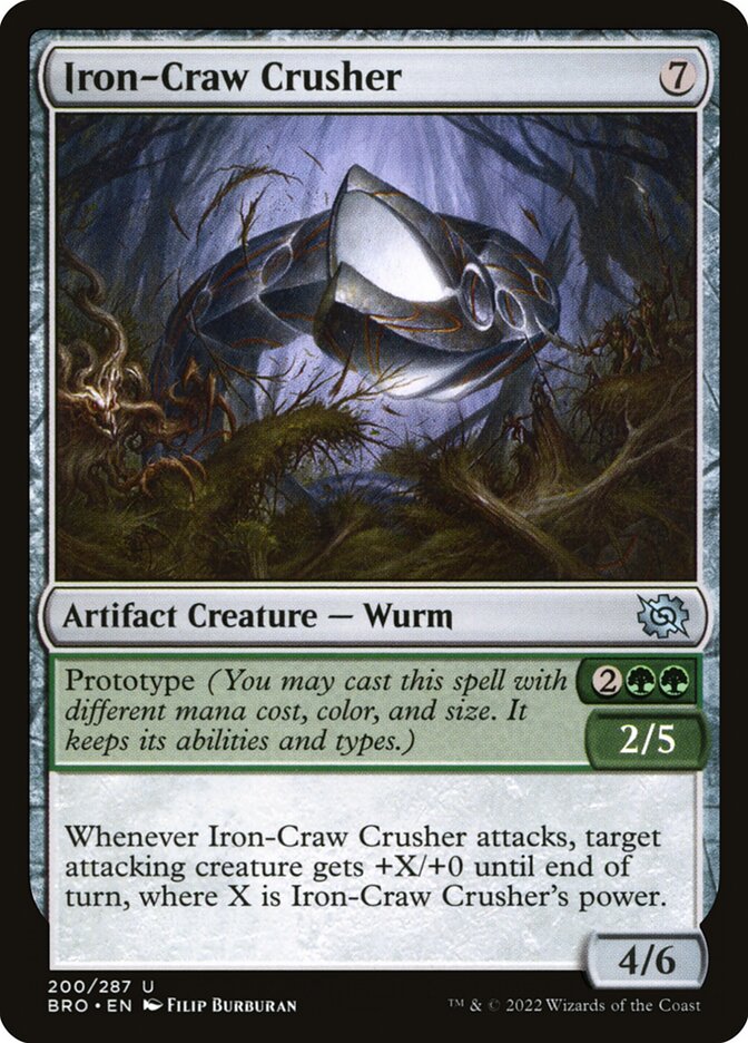 Iron-Craw Crusher 200/287 (The Brothers' War)  - Foil