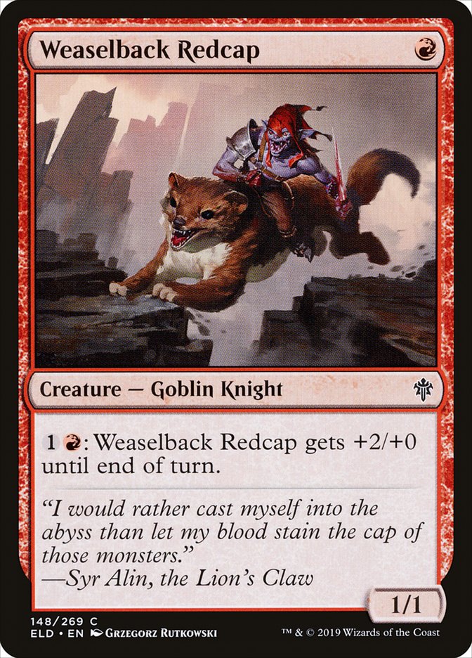 Weaselback Redcap 148/269 (Throne of Eldraine) 