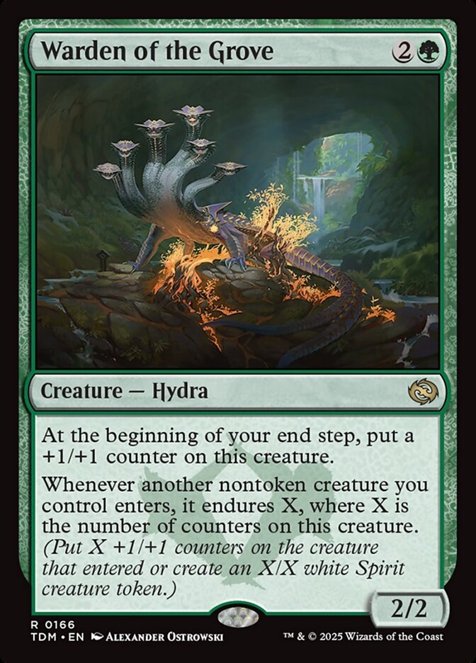 Warden of the Grove 166/291 (Tarkir: Dragonstorm)  - Foil