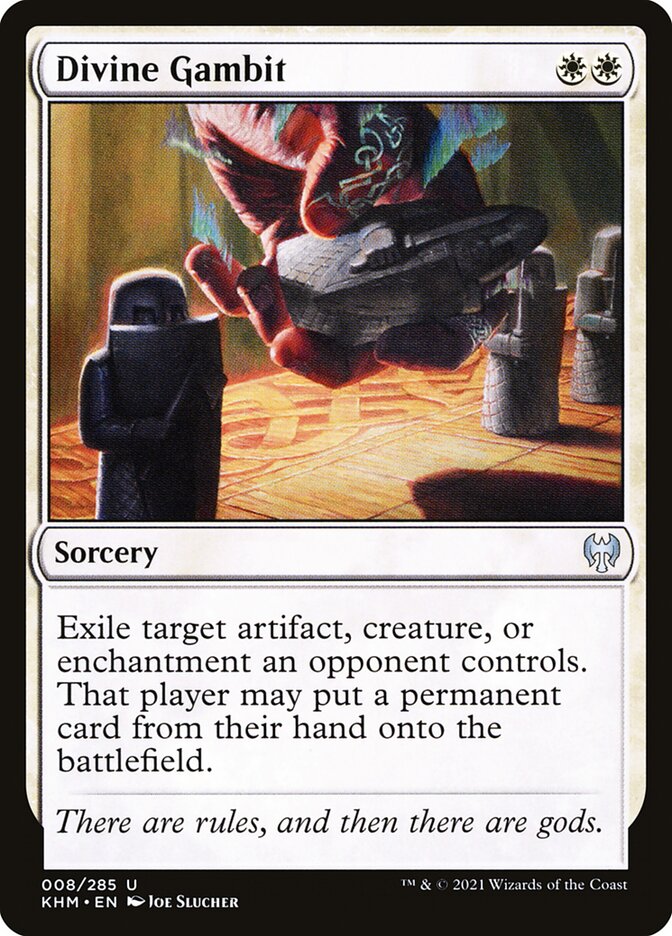 Divine Gambit 8/285 (Kaldheim)  - Foil