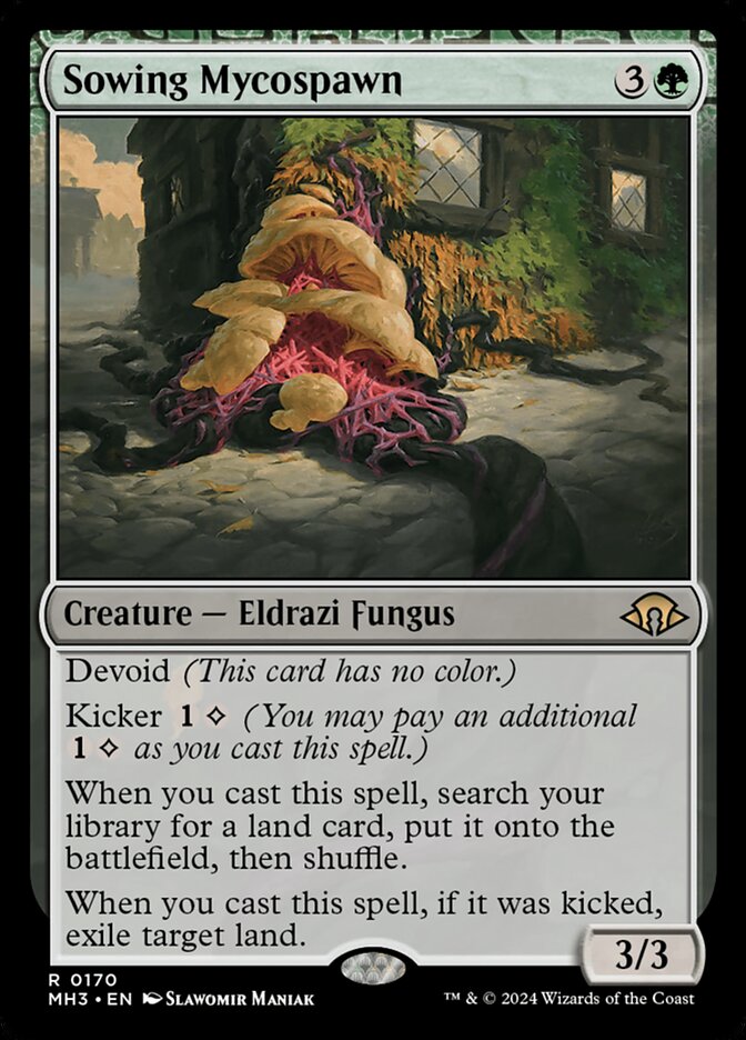 Sowing Mycospawn 170 (Modern Horizons 3)  - Foil