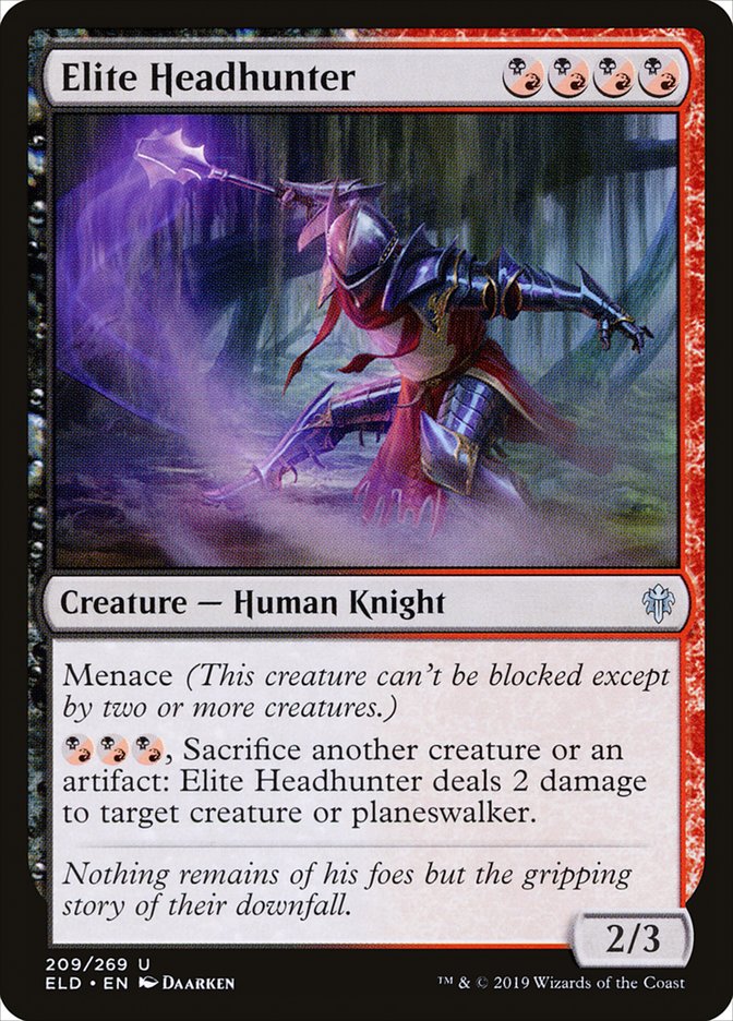 Elite Headhunter 209/269 (Throne of Eldraine) 