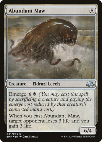 Abundant Maw 1/205 (Eldritch Moon) 