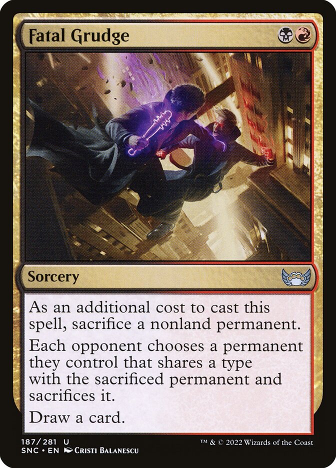 Fatal Grudge 187/281 (Streets of New Capenna) 