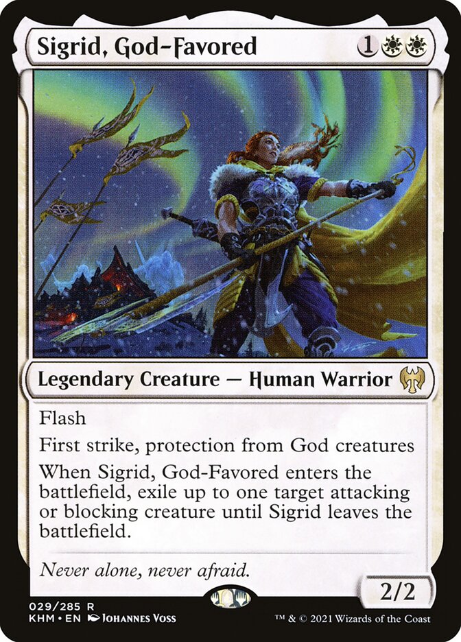 Sigrid, God-Favored 29/285 (Kaldheim) 