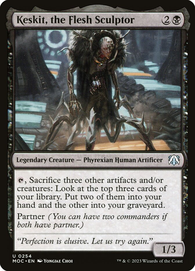 Keskit, the Flesh Sculptor 254/444 (Commander: March of the Machine) 