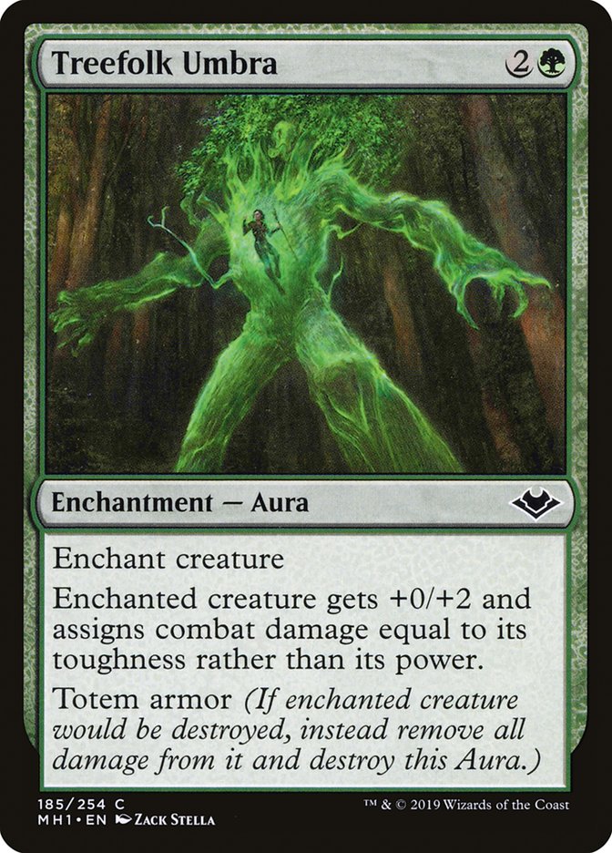Treefolk Umbra 185/254 (Modern Horizons) 
