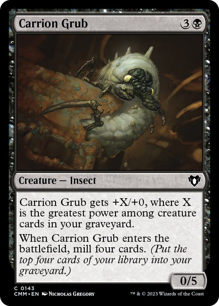 Carrion Grub 143/451 (Commander Masters) 