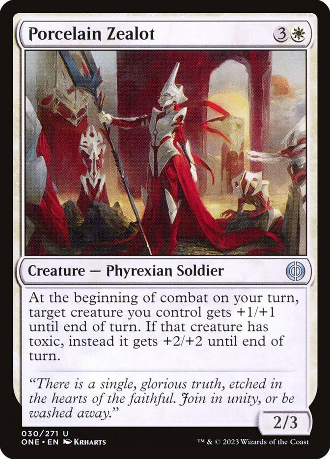 Porcelain Zealot 30/271 (Phyrexia: All Will Be One) 