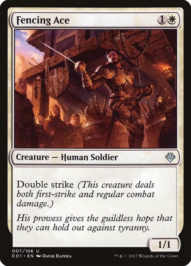 Fencing Ace 7/106 (Archenemy: Nicol Bolas) 