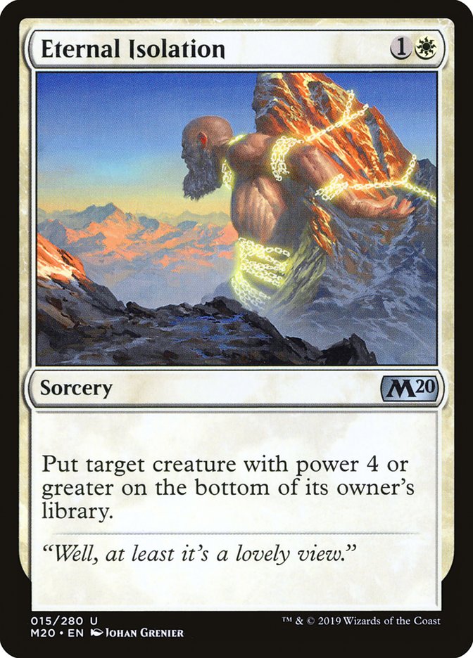 Eternal Isolation 15/280 (Core Set 2020) 