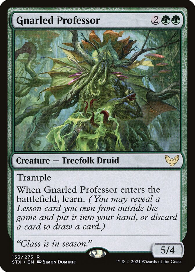 Gnarled Professor 133 (Strixhaven: School of Mages)  - Foil