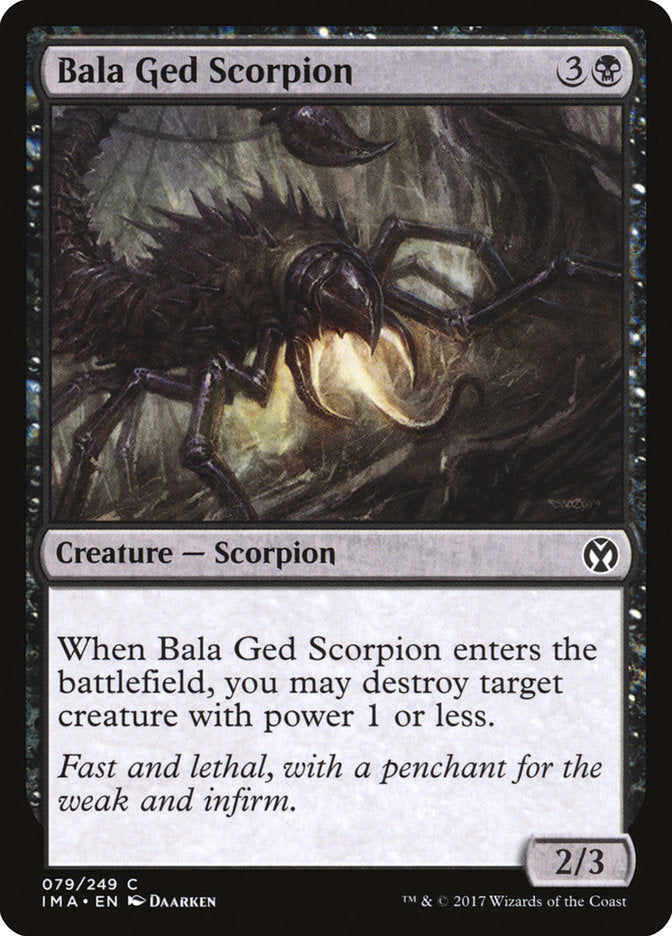 Bala Ged Scorpion 79/249 (Iconic Masters)  - Foil