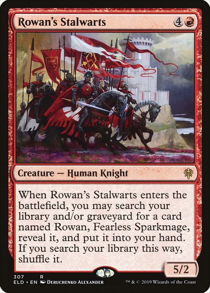Rowan's Stalwarts 307/269 (Throne of Eldraine) 