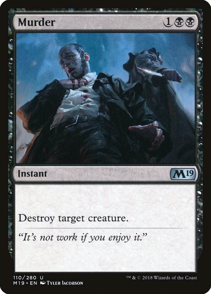 Murder 110/280 (Core Set 2019)  - Foil