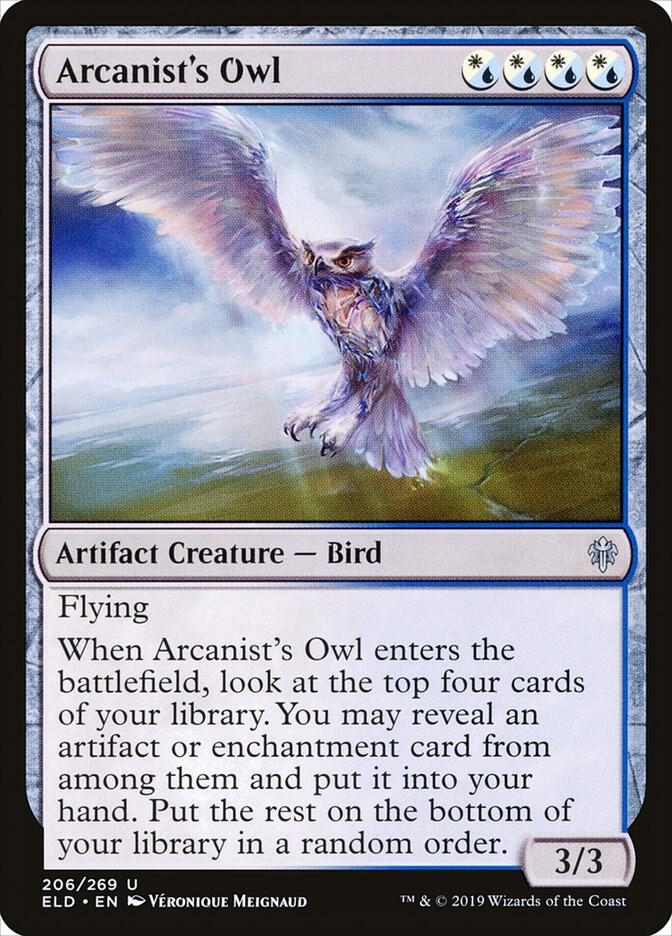 Arcanist's Owl 206/269 (Throne of Eldraine) 