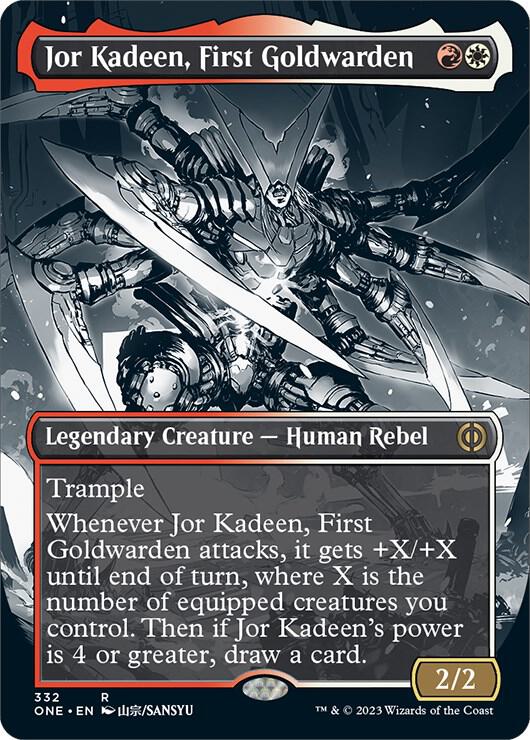 Jor Kadeen, First Goldwarden 332/271 (Phyrexia: All Will Be One)  - Borderless