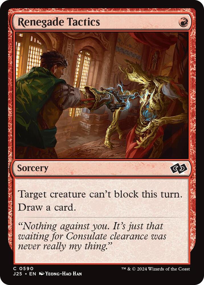 Renegade Tactics 590/779 (Foundations Jumpstart) 