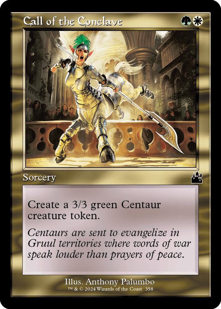 Call of the Conclave 358/291 (Ravnica Remastered)  - Retro