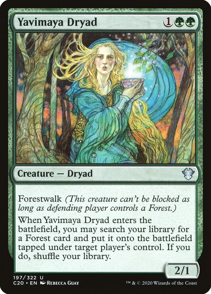 Yavimaya Dryad 197/322 (Commander 2020) 