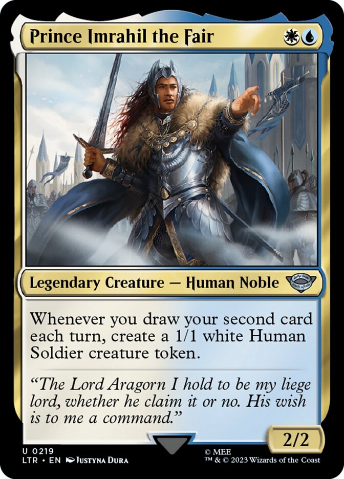 Prince Imrahil the Fair 219/281 (Universes Beyond: The Lord of the Rings: Tales of Middle-earth) 