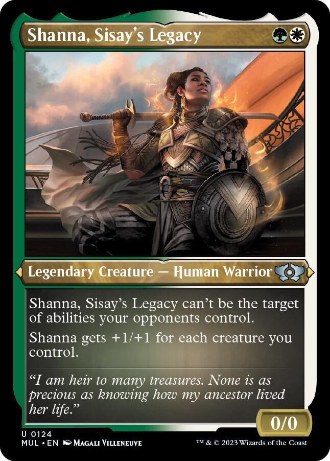 Shanna, Sisay's Legacy 124/65 (March of the Machine: Multiverse Legends)  - Etched Foil